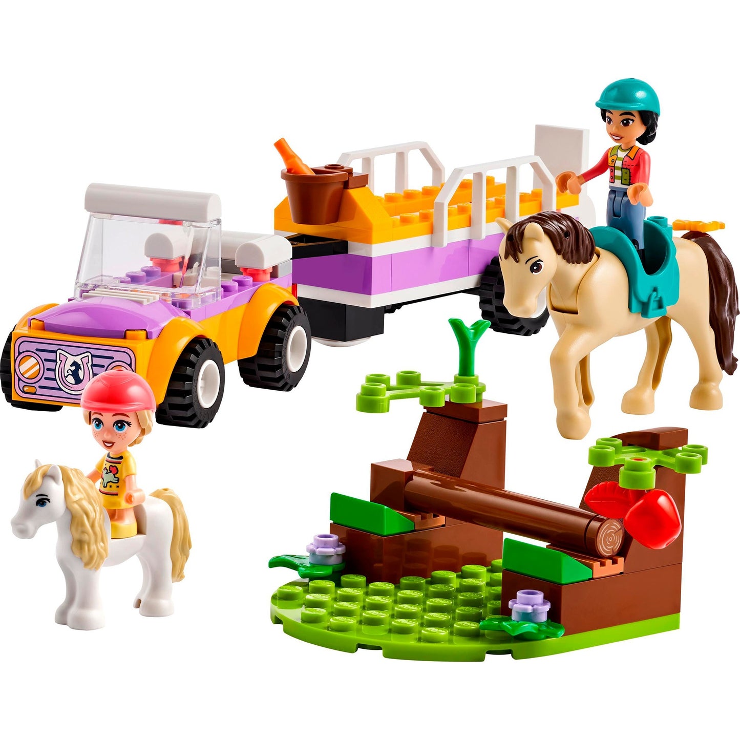 LEGO 42634 Friends Pferde- und Pony-Anhänger, Konstruktionsspielzeug