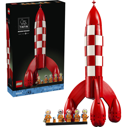 21367 Ideas Die Mondrakete von Tintin, Konstruktionsspielzeug