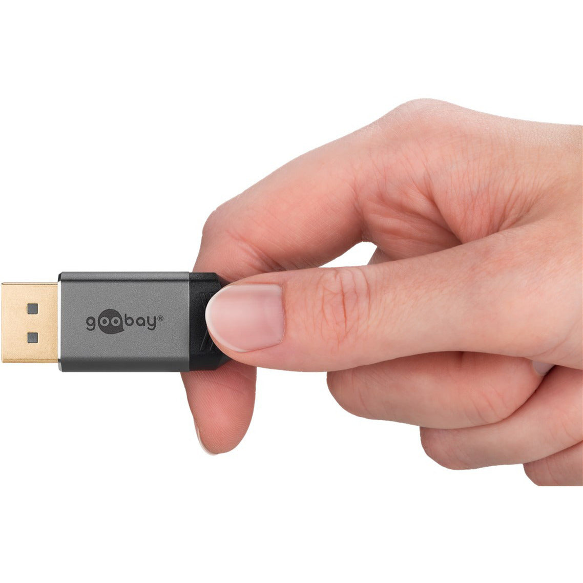 Plus DisplayPort 2.0/2.1 Kabel, 16K @ 60Hz, 80 Gbit/s