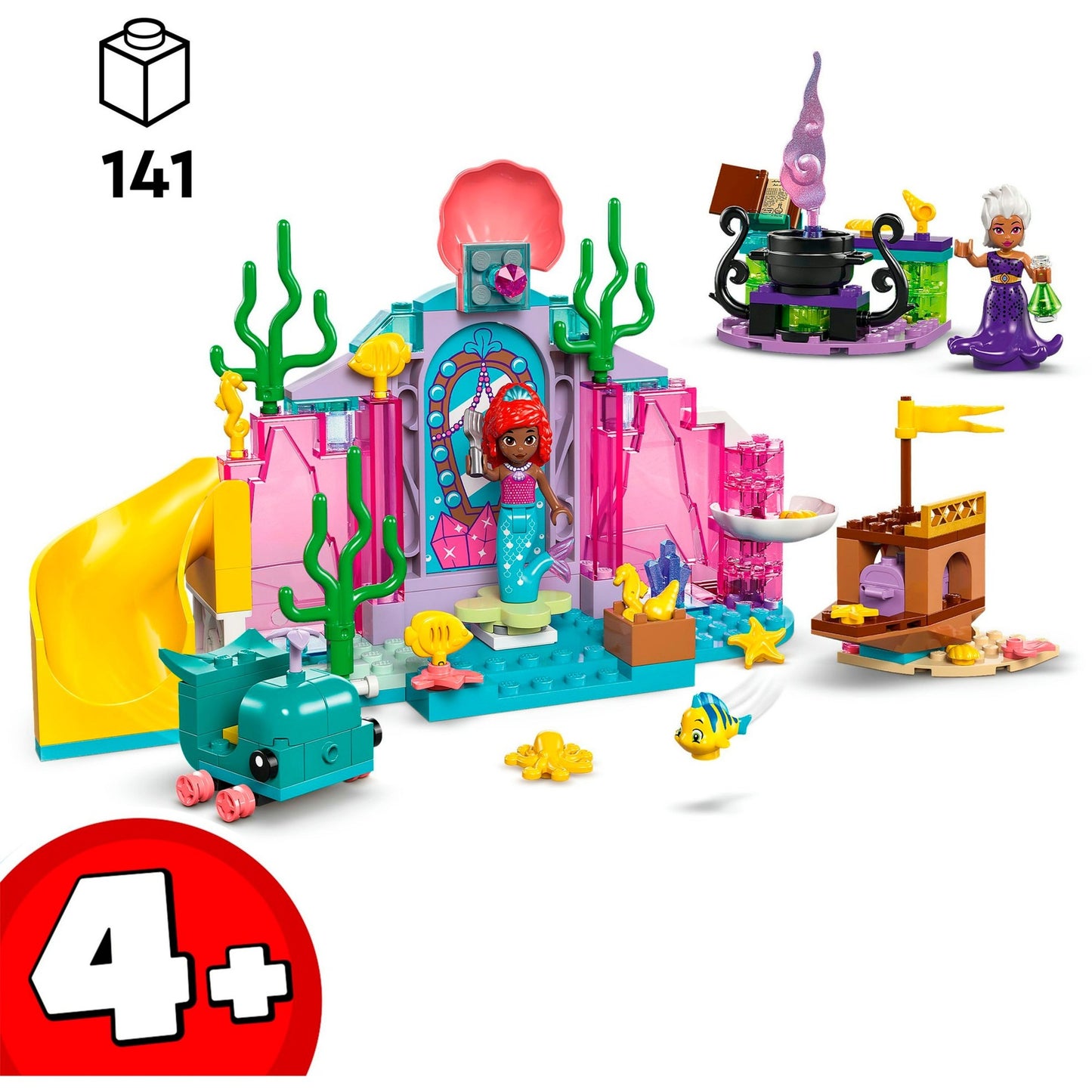 LEGO 43254 Disney Princess Arielles Kristallhöhle, Konstruktionsspielzeug