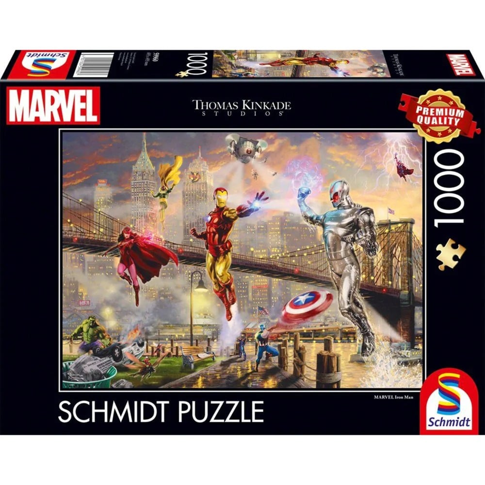 Schmidt Spiele Thomas Kinkade Studios: Marvel - Iron Man (1000 Teile)