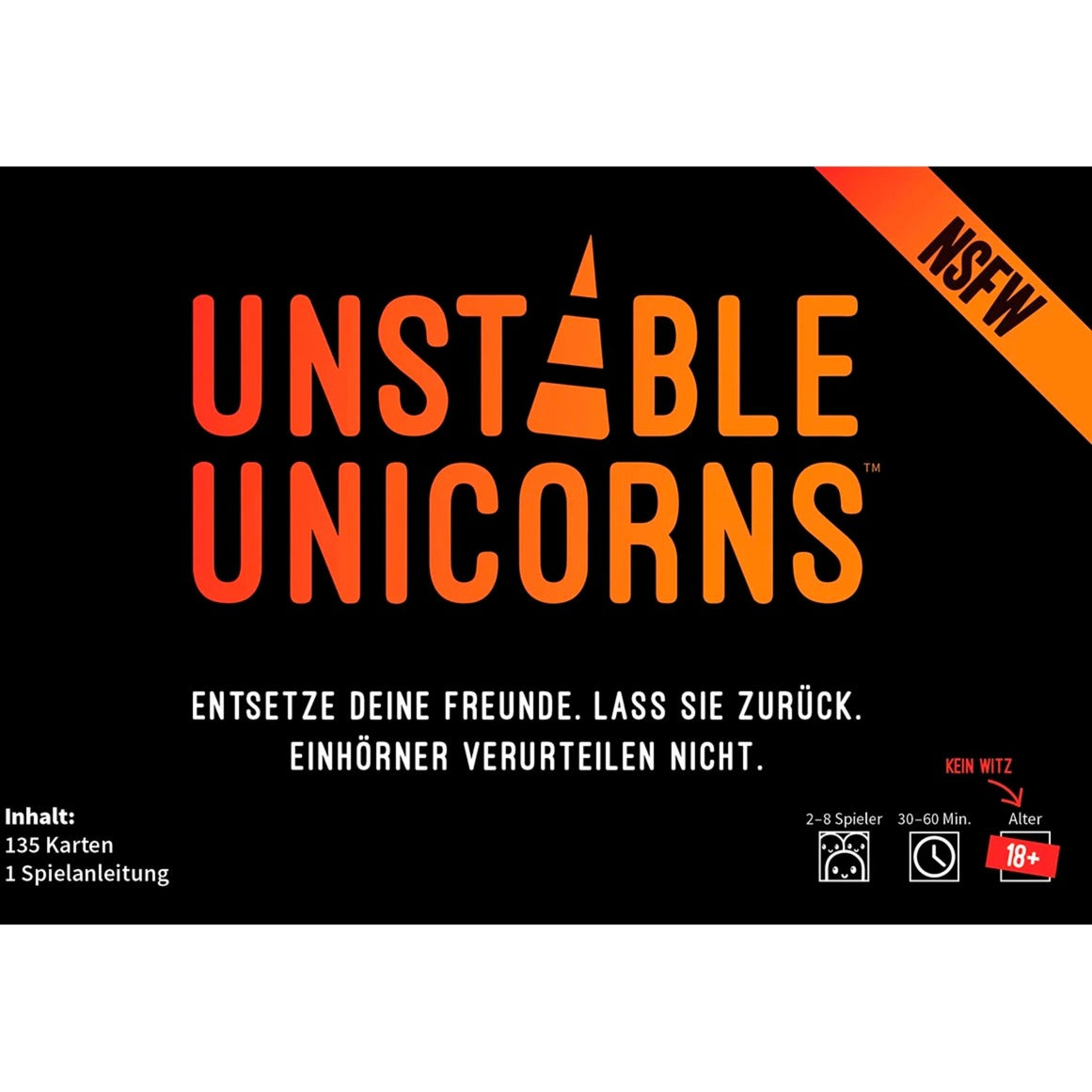 Asmodee Unstable Unicorns NSFW, Kartenspiel