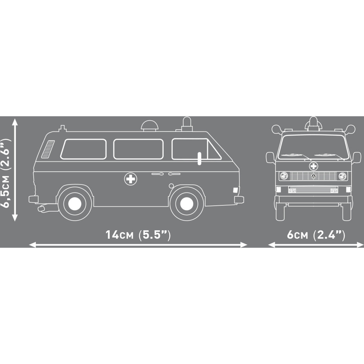 Volkswagen T3 Krankenwagen, Konstruktionsspielzeug