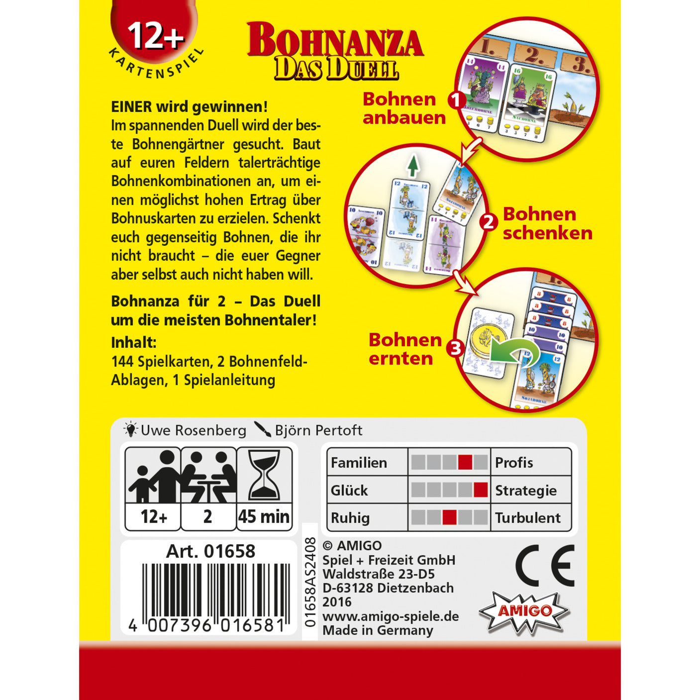 Bohnanza - Das Duell, Kartenspiel