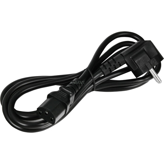 Hewlett Packard Enterprise PC-AC-EC AC-Netzkabel für Kontinentaleuropa (schwarz, 1,83 Meter)