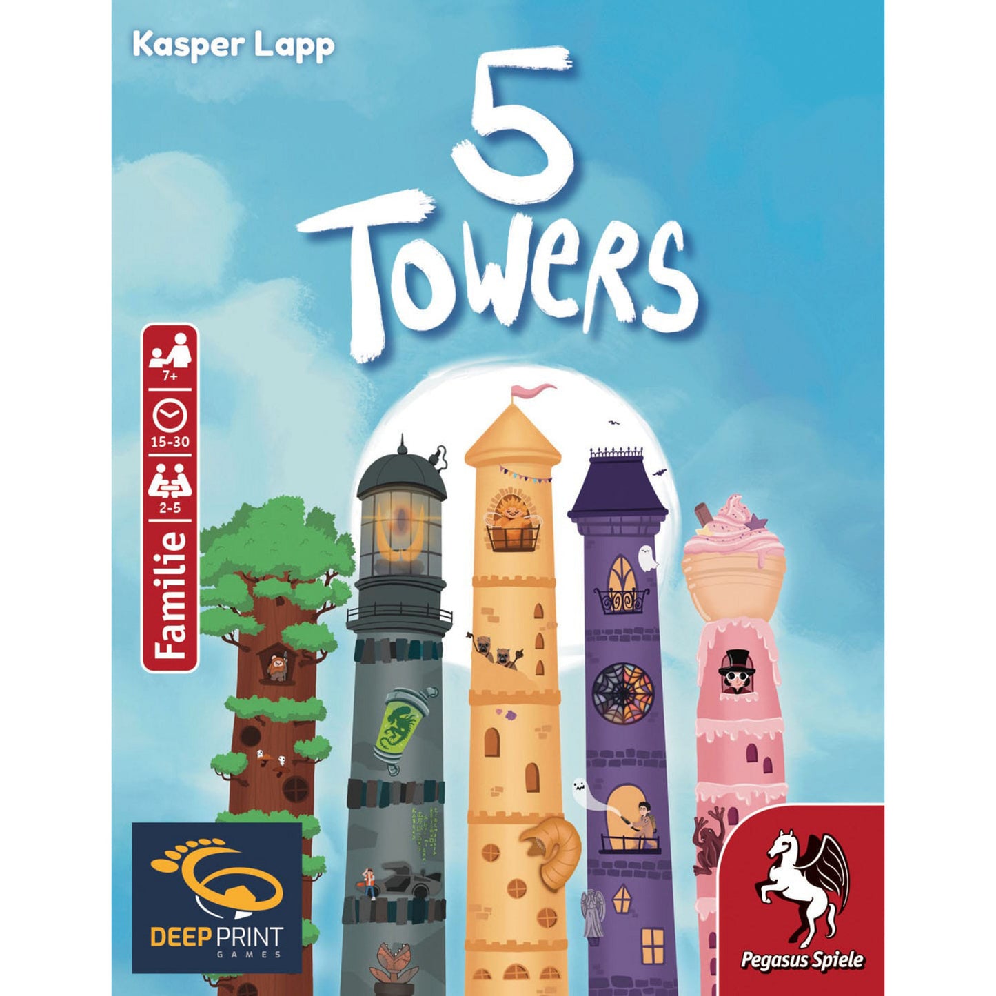 Deep Print Games: 5 Towers, Kartenspiel