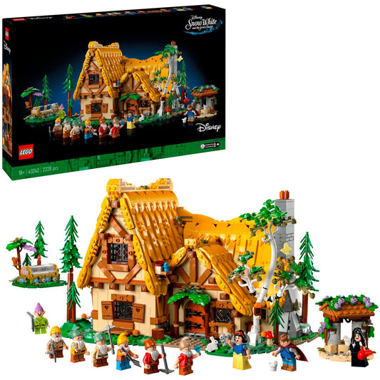 LEGO 43242 Disney Die Hütte von Schneewitchen und die sieben Zwergen, Konstruktionsspielzeug