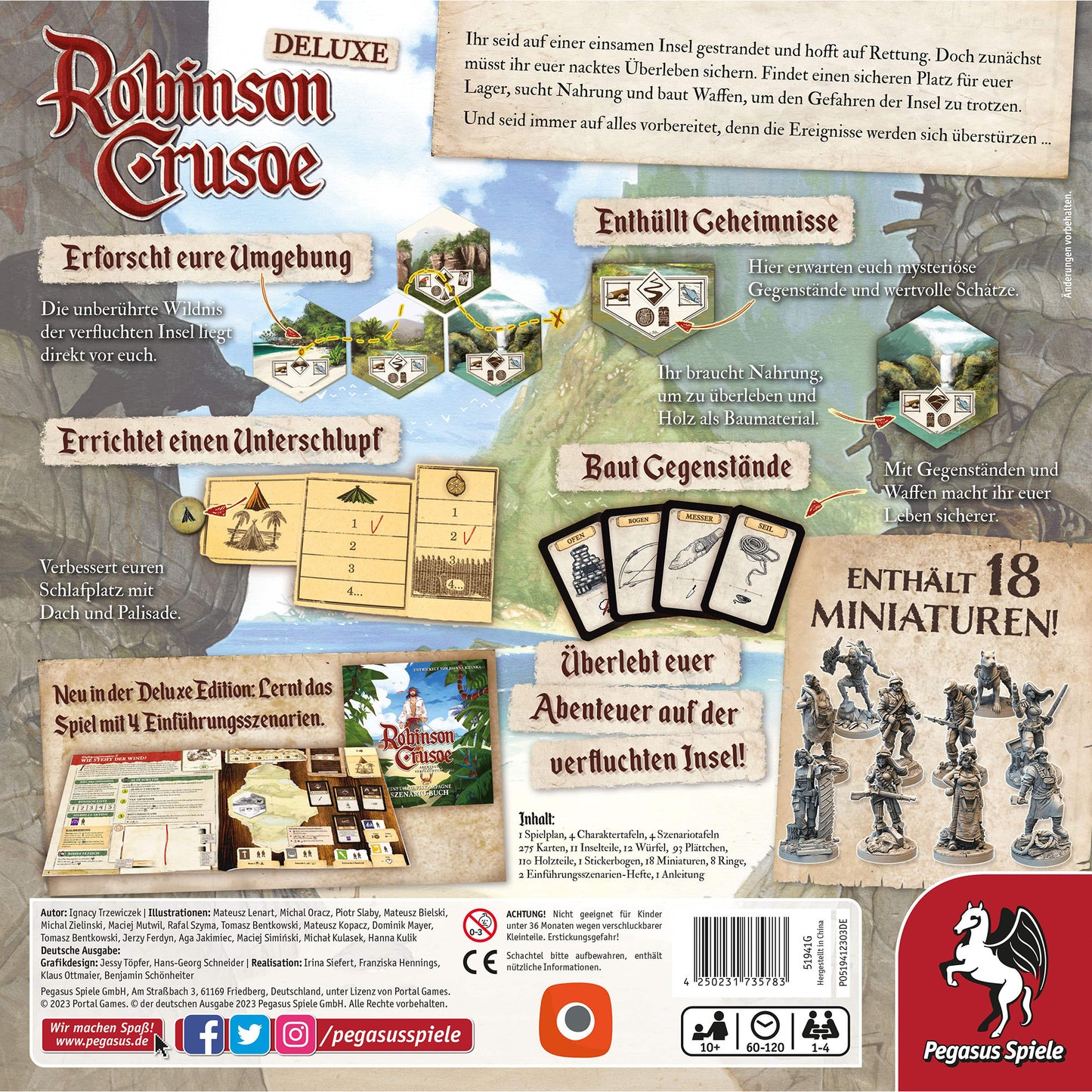 Robinson Crusoe Deluxe Edition, Brettspiel