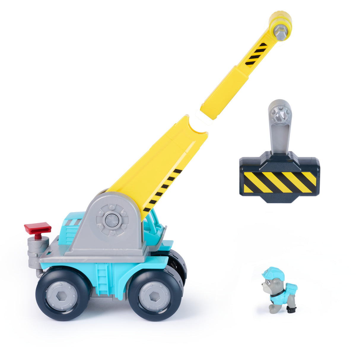 Rubble & Crew - Motors Mega-Hammer-Baufahrzeug mit Motor-Figur, Spielfahrzeug
