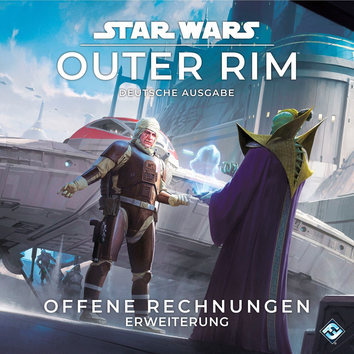 Asmodee Star Wars: Outer Rim - Offene Rechnungen, Brettspiel