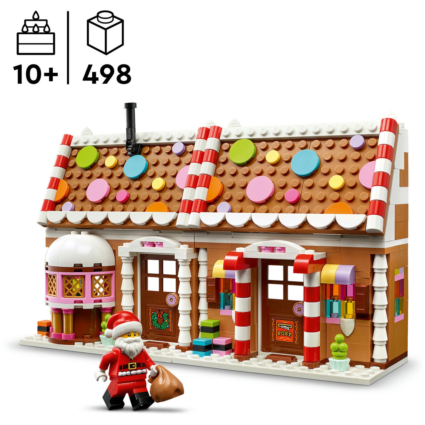 40809 Weihnachtliches Lebkuchenhaus, Konstruktionsspielzeug