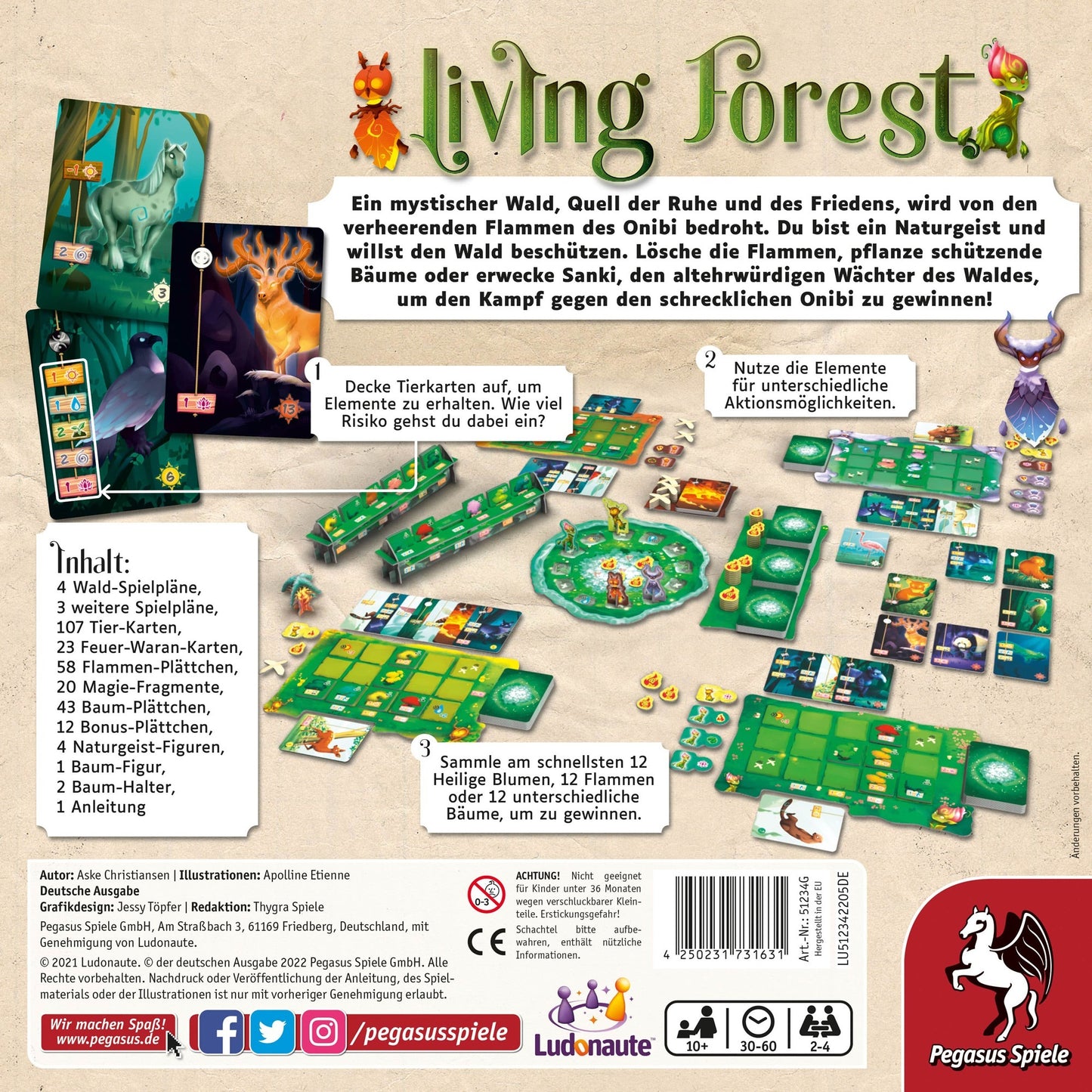 Pegasus Living Forest, Brettspiel