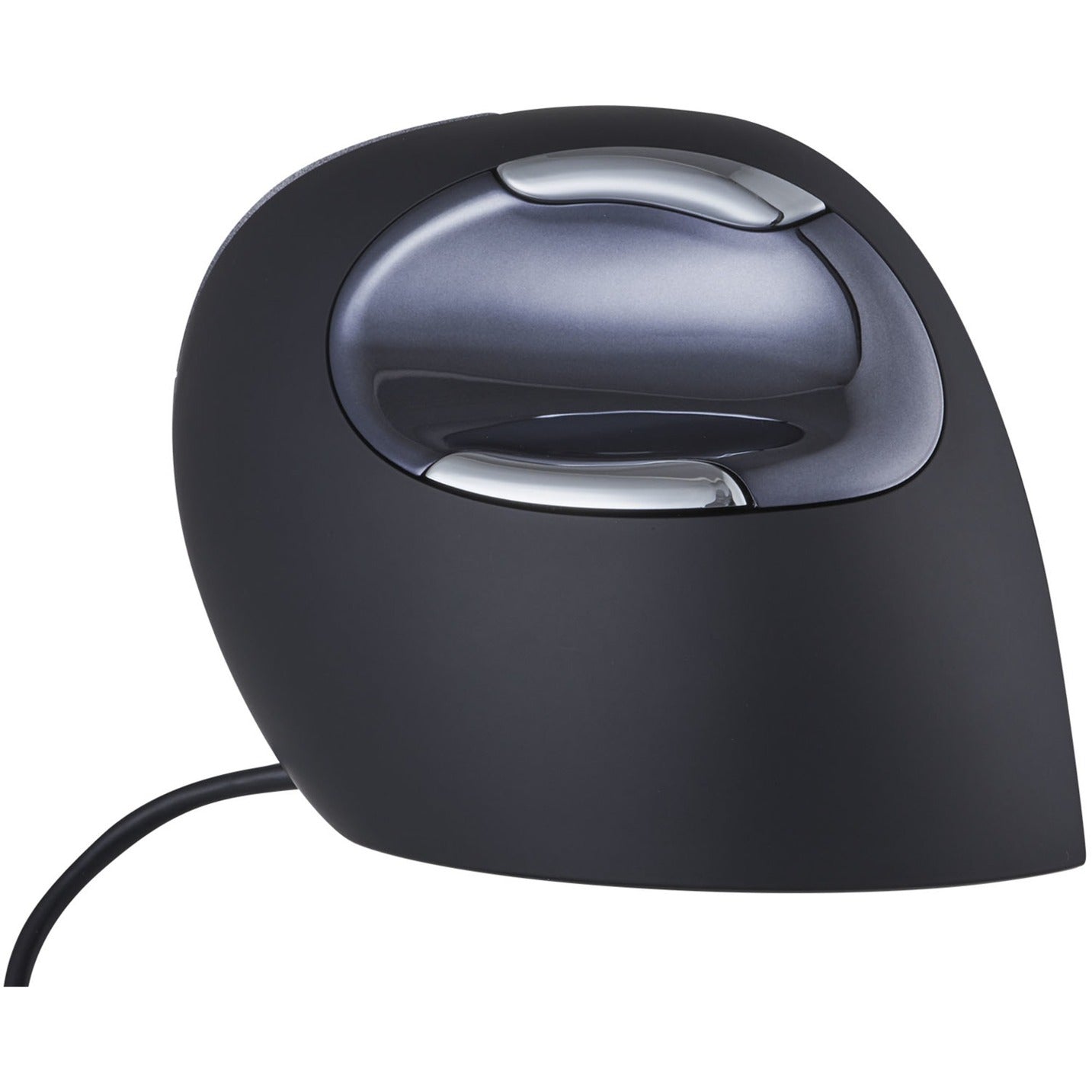 Evoluent VerticalMouse D (schwarz/silber, Medium, RH)