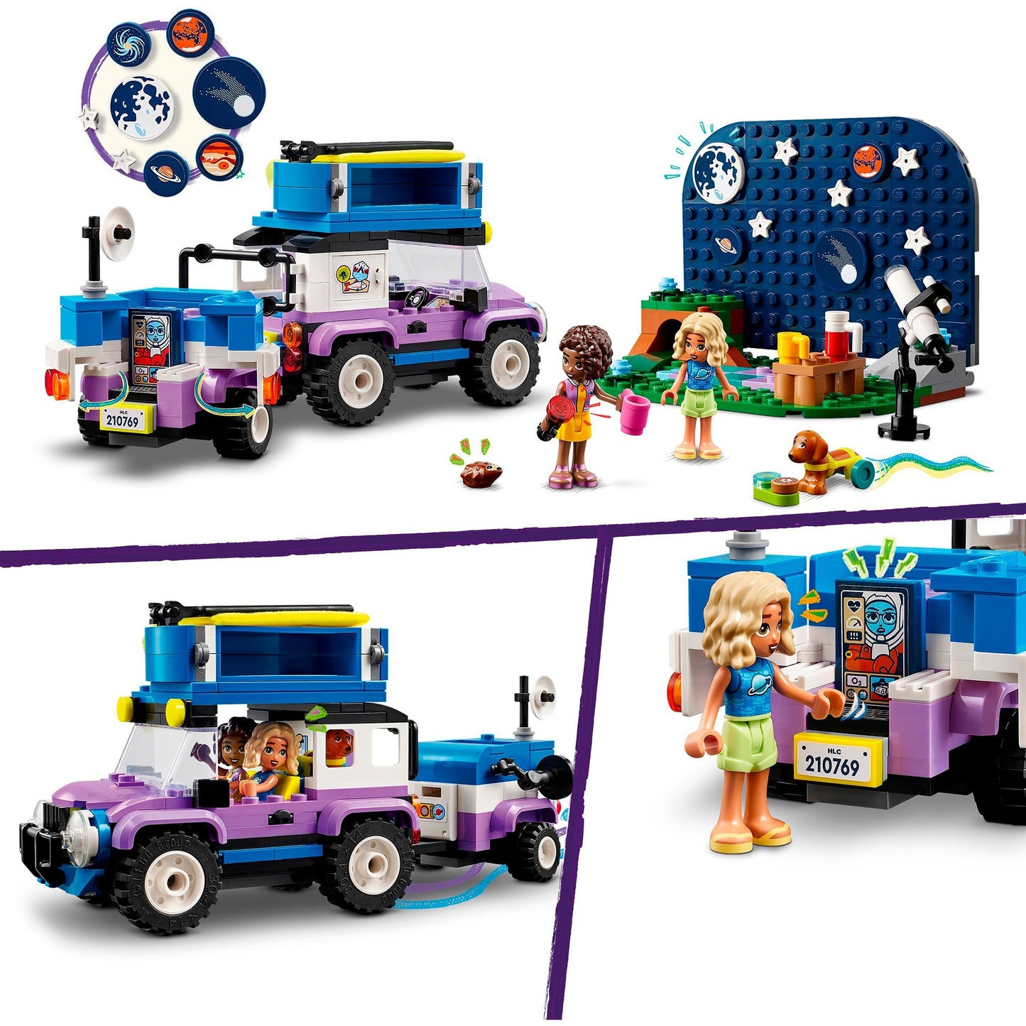 LEGO 42603 Friends Sternengucker-Campingfahrzeug, Konstruktionsspielzeug