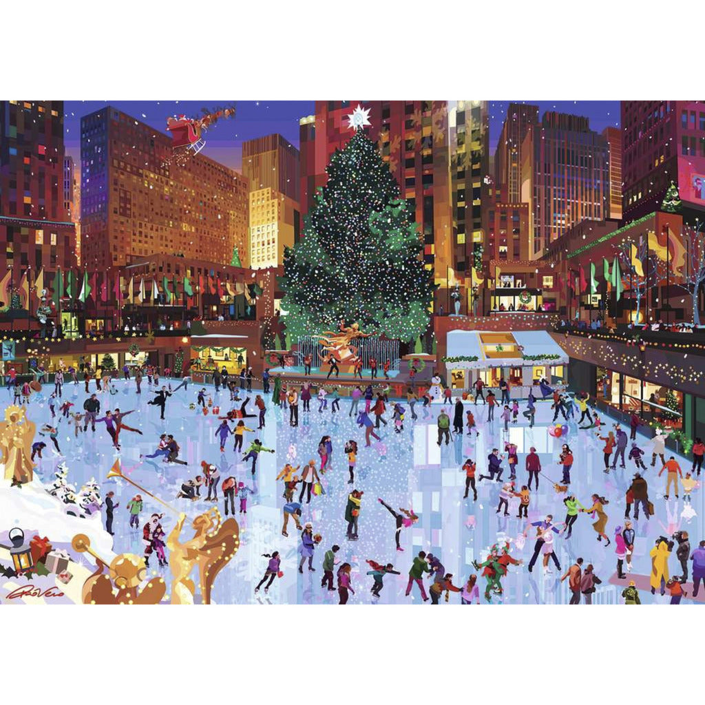 Puzzle Weihnachtszauber am Rockefeller Center