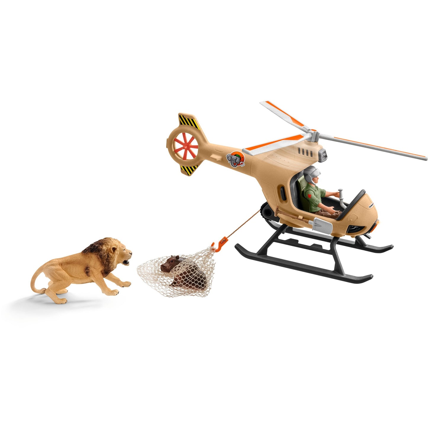 Schleich Wild Life Helikopter Tierrettung