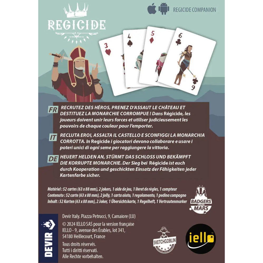 Regicide, Kartenspiel