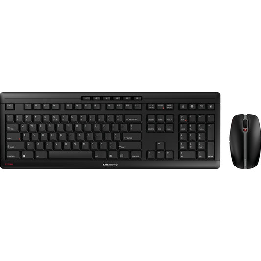 Cherry STREAM DESKTOP RECHARGE (schwarz, EU-Layout (QWERTY), Cherry SX-Scherentechnologie)