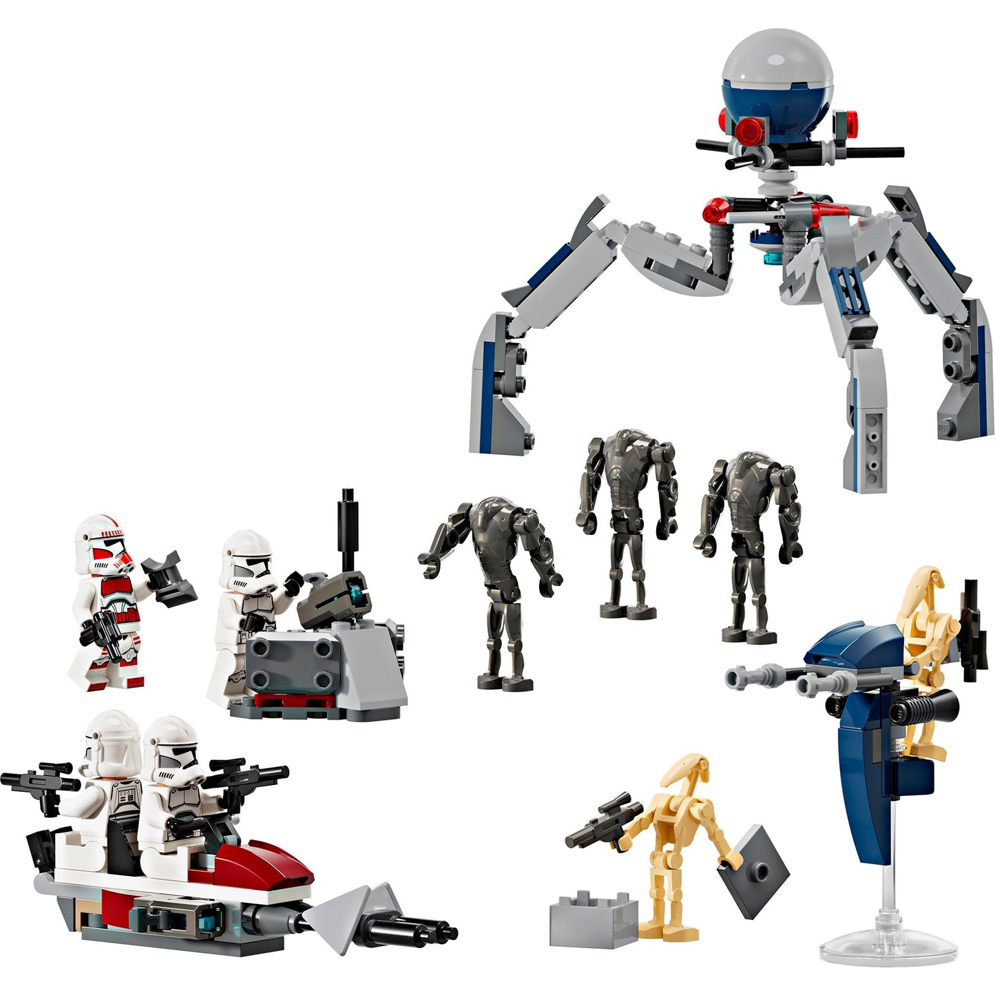 LEGO 75372 LEGO Star Wars Clone Trooper & Battle Droid Battle Pack, Konstruktionsspielzeug