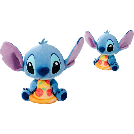 Disney Stitch mit Pizza, Kuscheltier