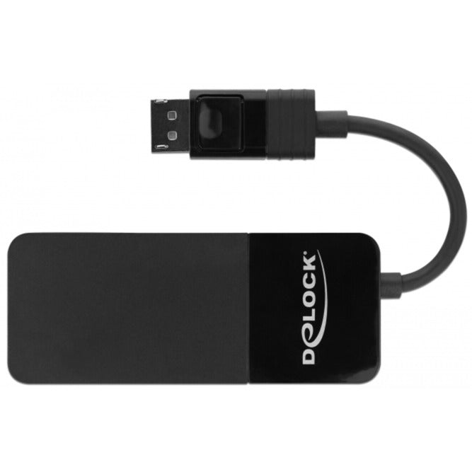 DeLOCK DisplayPort Splitter 1.4 > 3x HDMI MST (schwarz, 12,5cm Kabel)