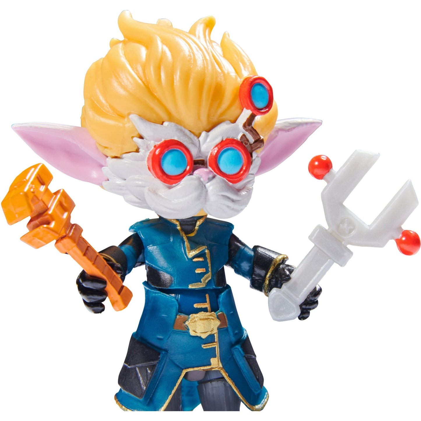 Spinmaster League of Legends - 10cm Actionfiguren 5er Pack (Vi, Caitlyn, Ekko, Heimerdinger und exklusiver Jinx, jeweils mit Accessoires, Ausstellungssockel)