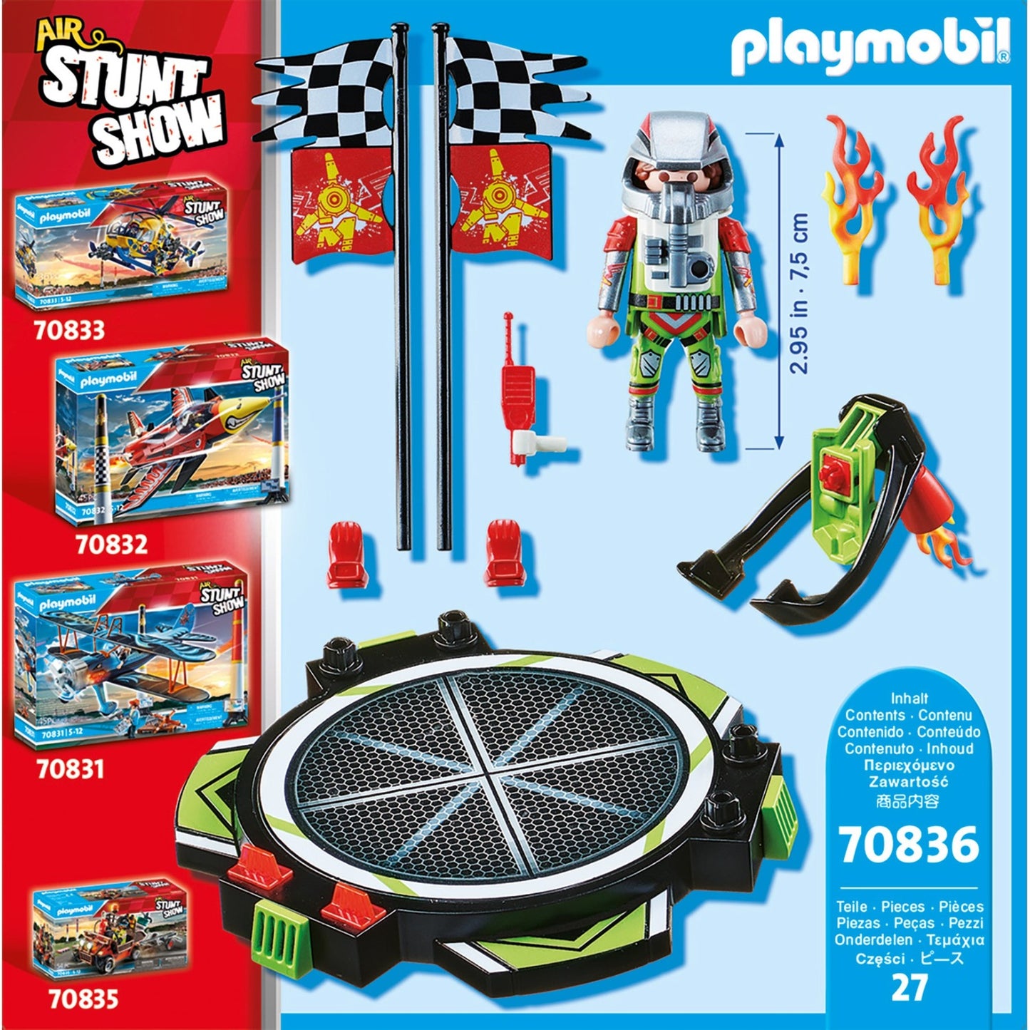 PLAYMOBIL 70836 Air Stuntshow Jetpack-Flieger, Konstruktionsspielzeug