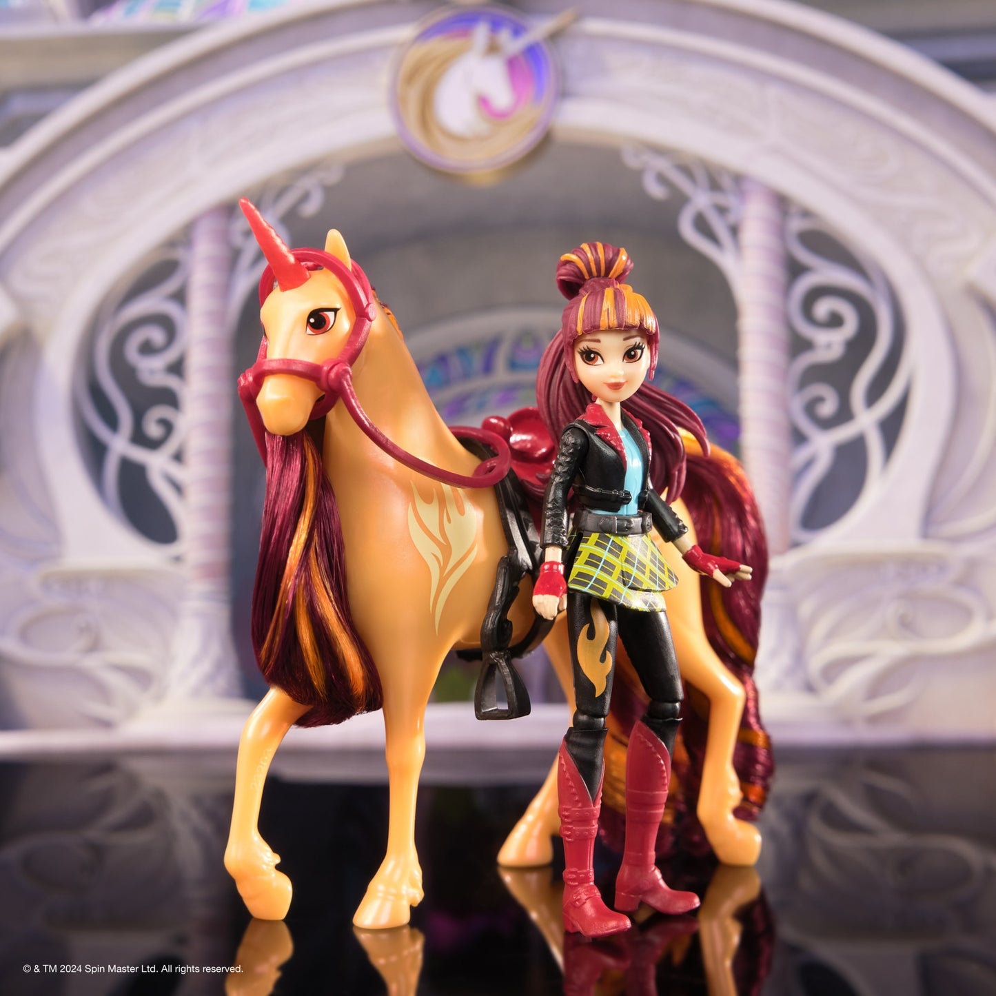 Spinmaster Unicorn Academy - Valentina und Einhorn Cinder Set