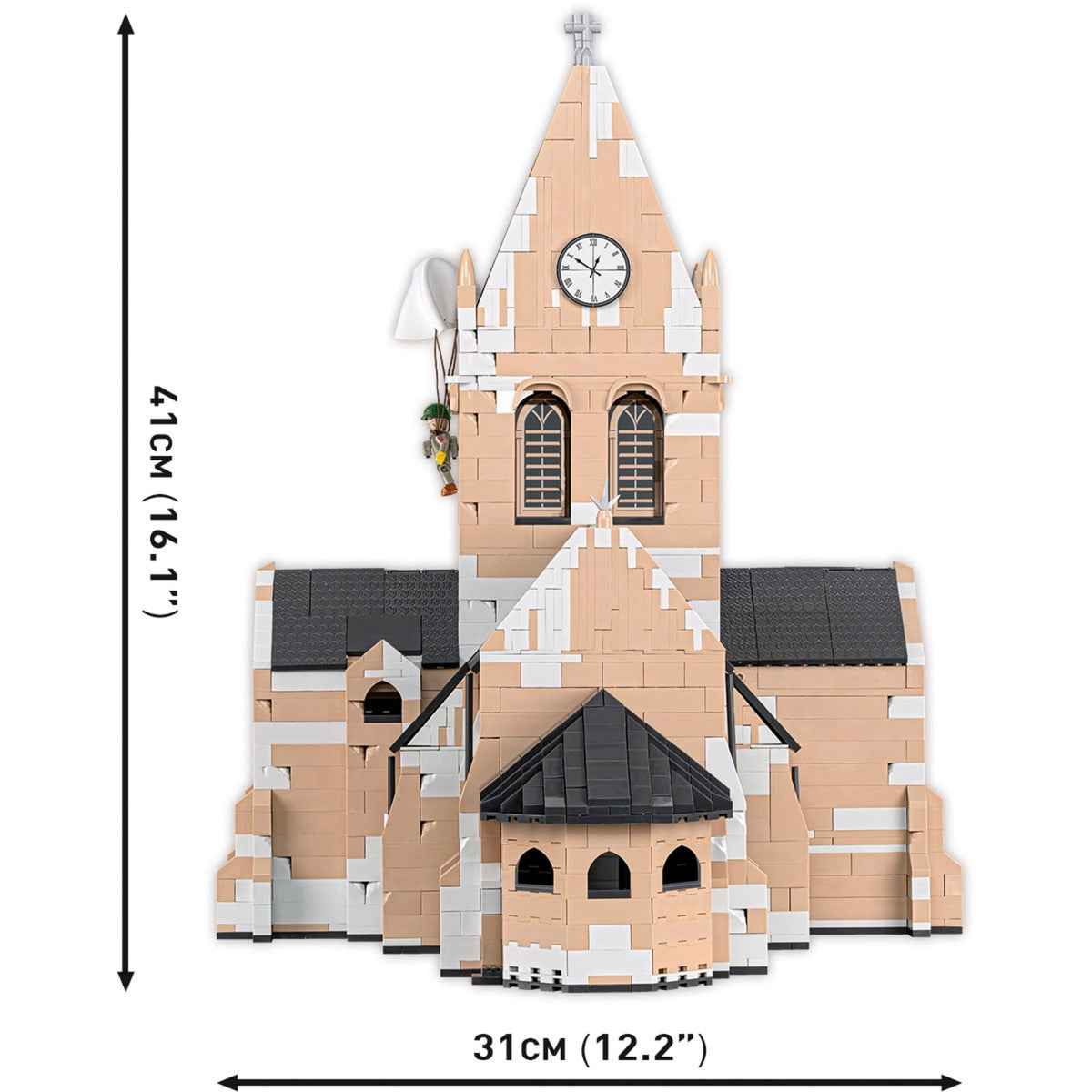 COBI Sainte-Mère-Église Kirche, Konstruktionsspielzeug