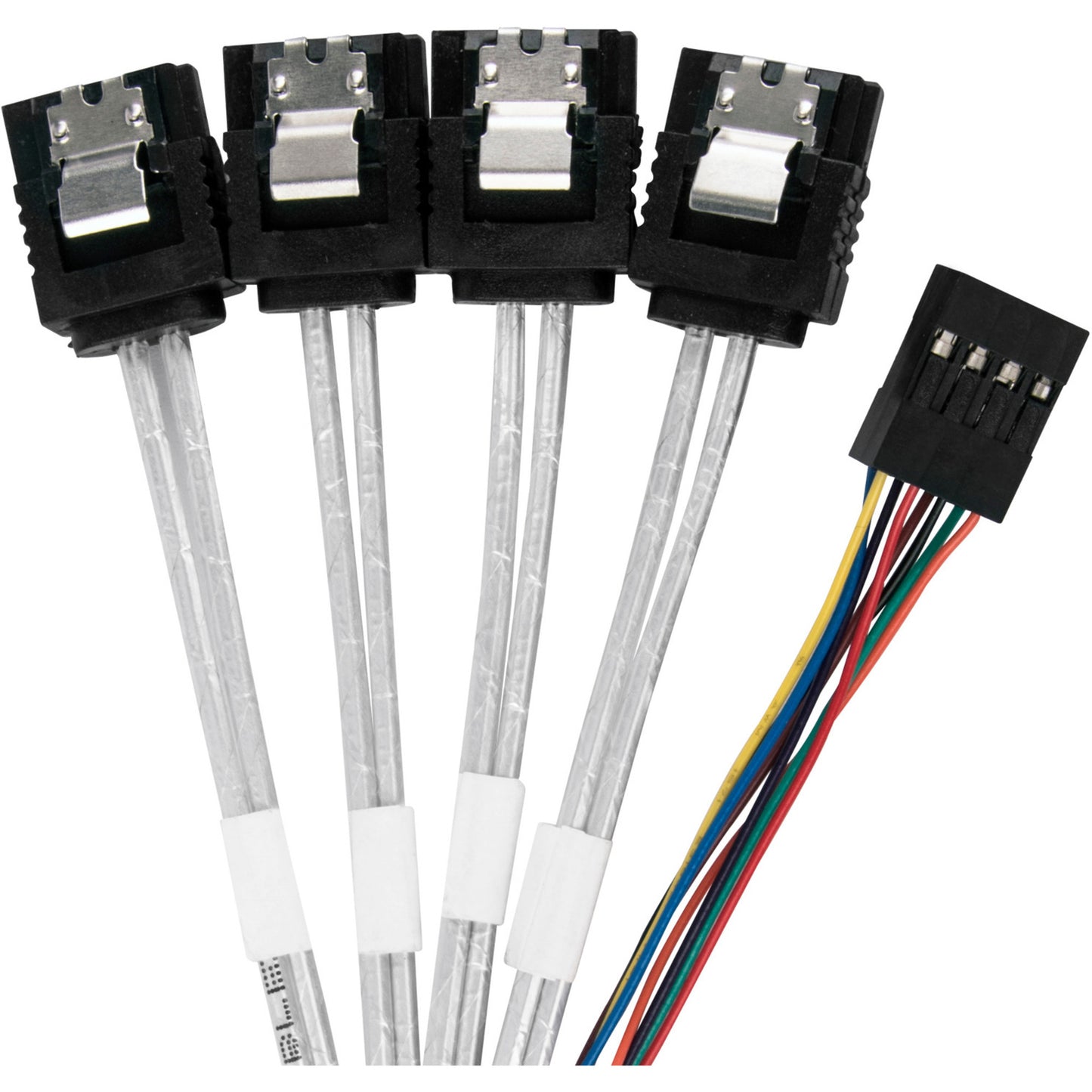 Adapterkabel SST-CPS05-RE, mini-SAS SFF 8643 > 4x SATA