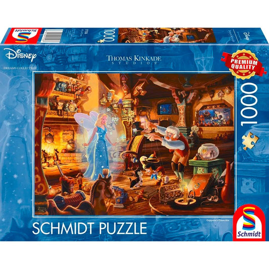 Schmidt Spiele Thomas Kinkade Studios: Disney Dreams Collection - Geppettos Pinocchio (1000 Teile)