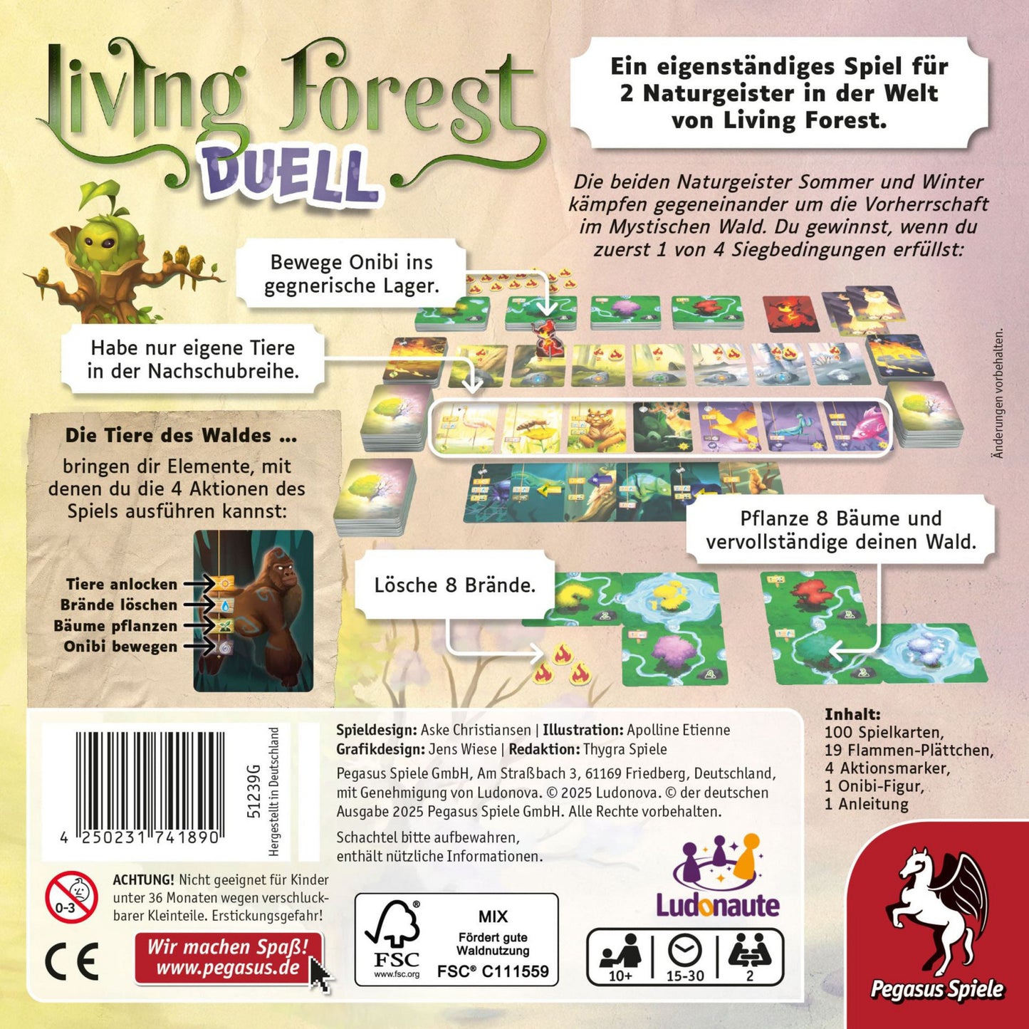 Living Forest Duell, Brettspiel