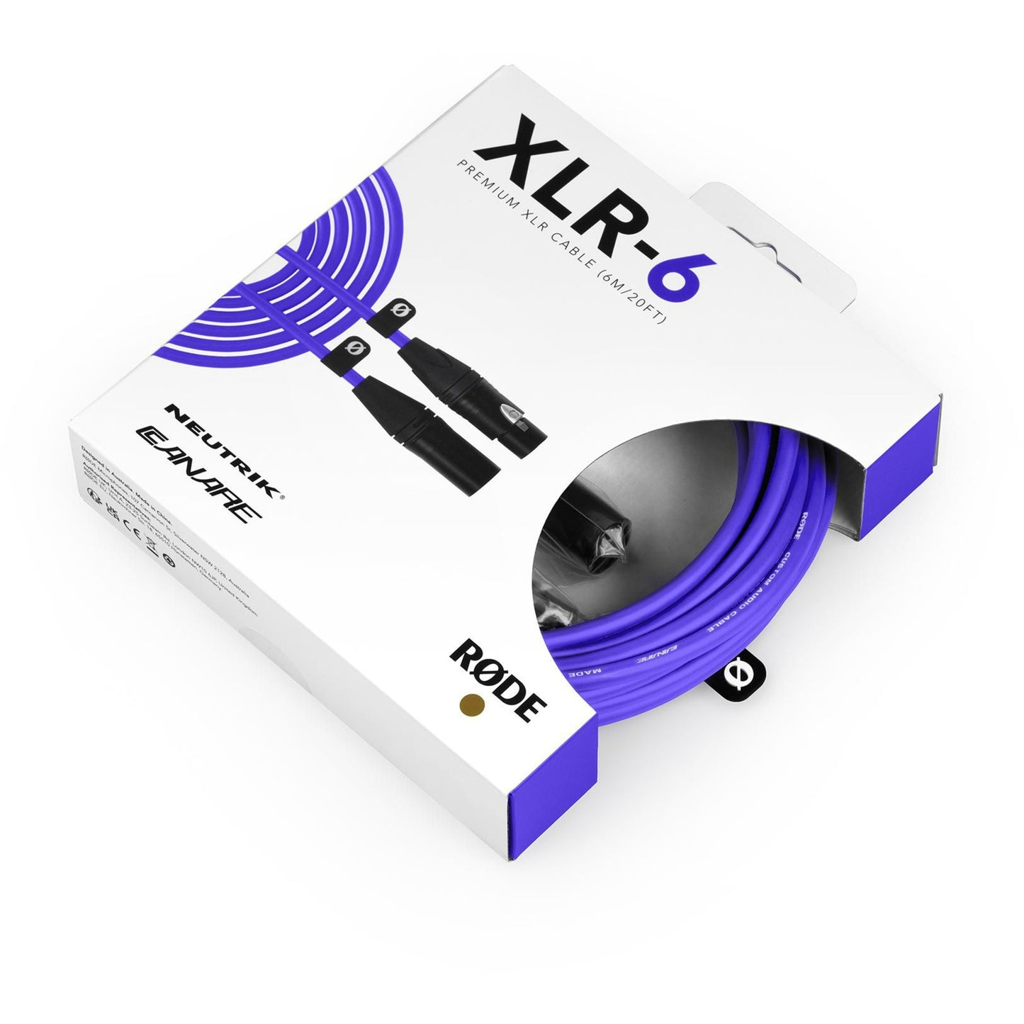Premium XLR-Kabel XLR6M-PU purple