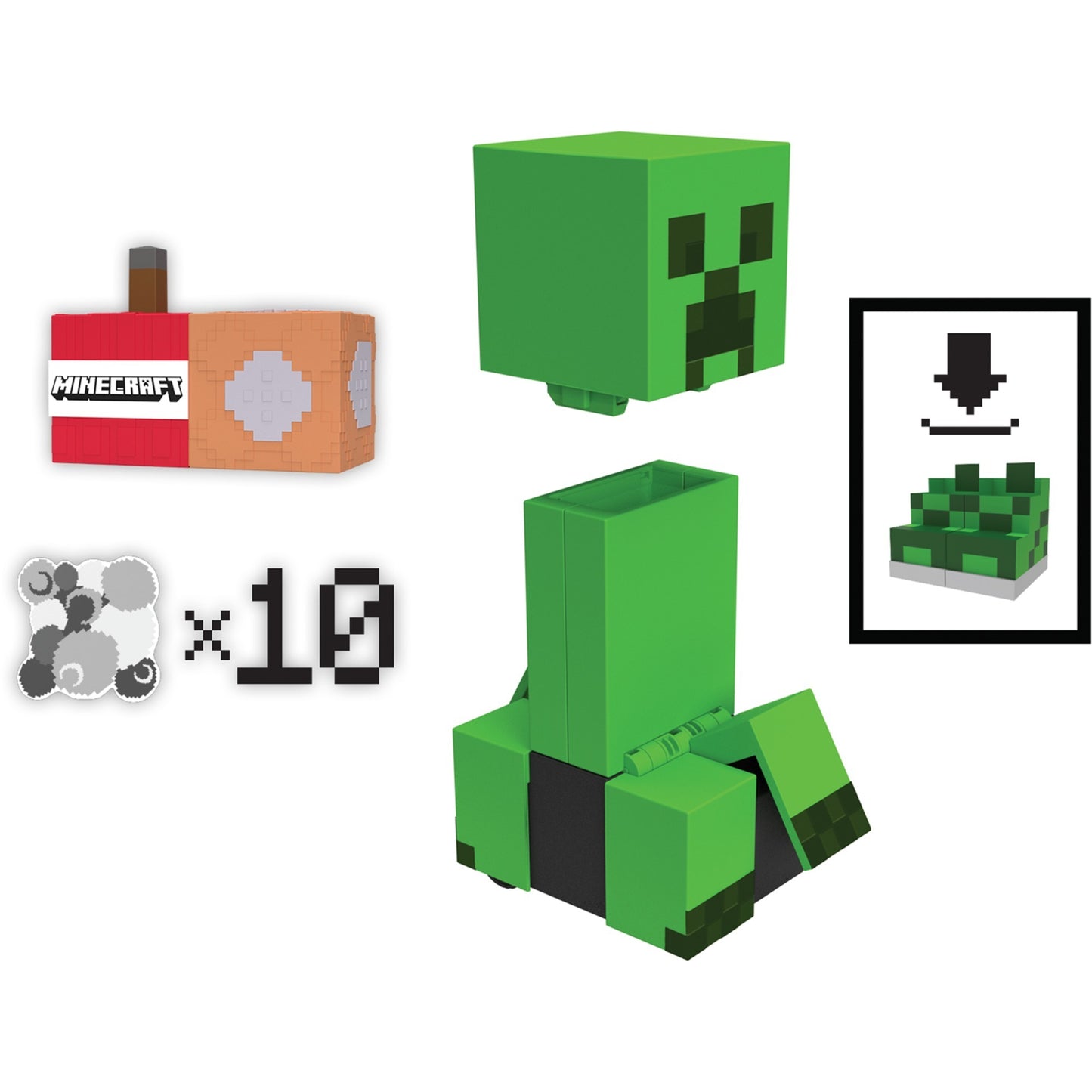 Mattel Minecraft explodierender ferngesteuerter Creeper