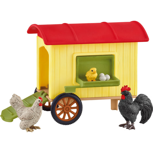 Farm World Mobiler Hühnerstall, Spielfigur