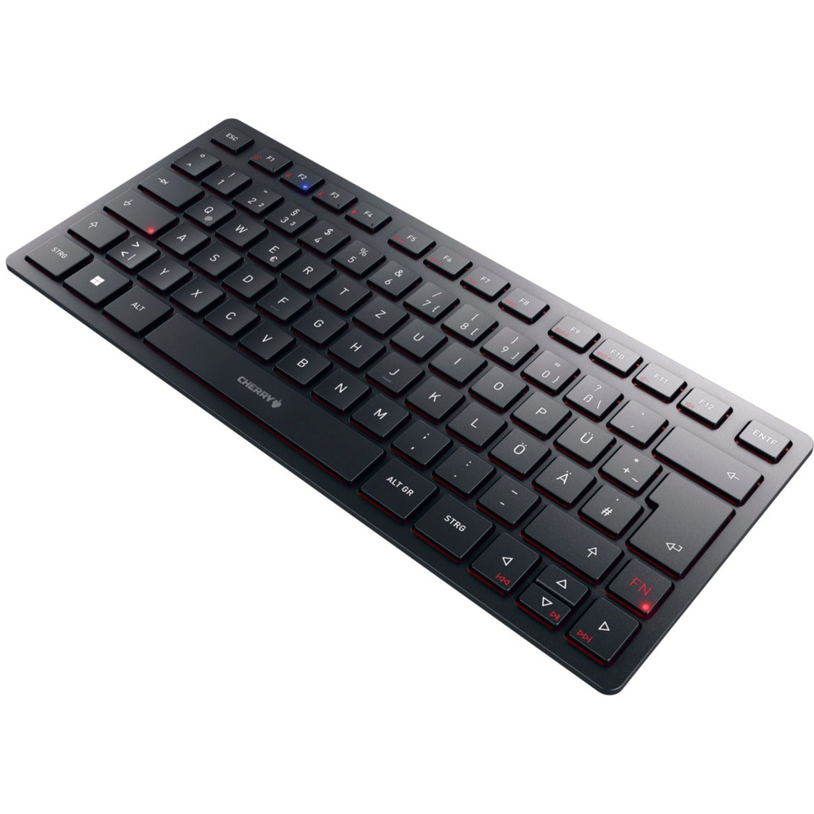 Cherry KW 9200 MINI (schwarz, DE-Layout, Cherry SX-Scherentechnologie)