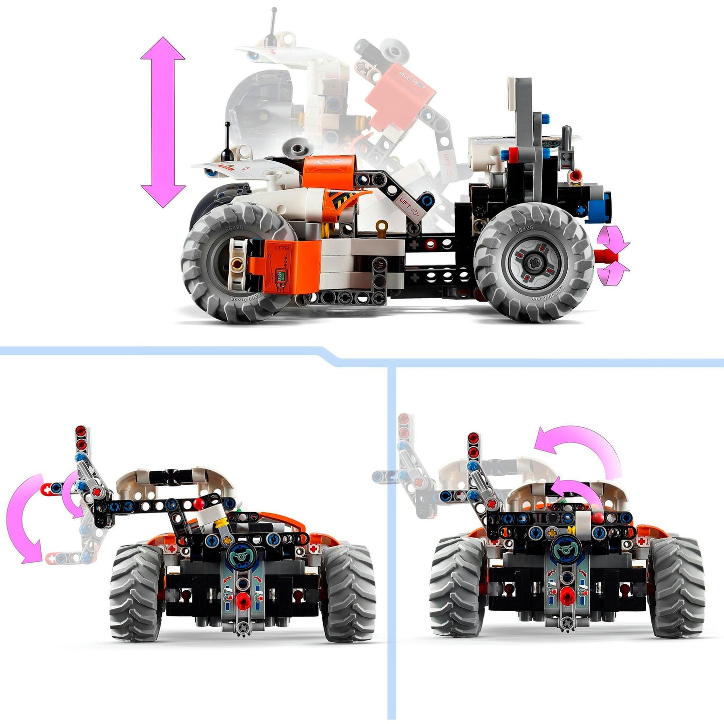 LEGO 42178 Technic Weltraum Transportfahrzeug LT78, Konstruktionsspielzeug