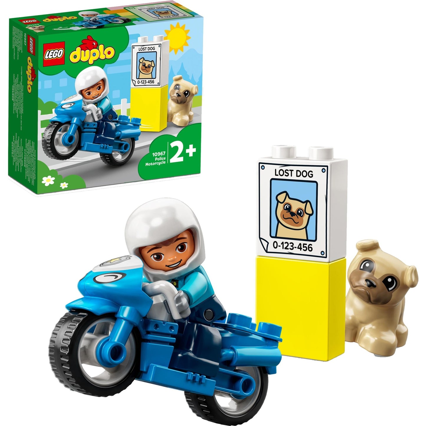 LEGO 10967 DUPLO Polizeimotorrad, Konstruktionsspielzeug