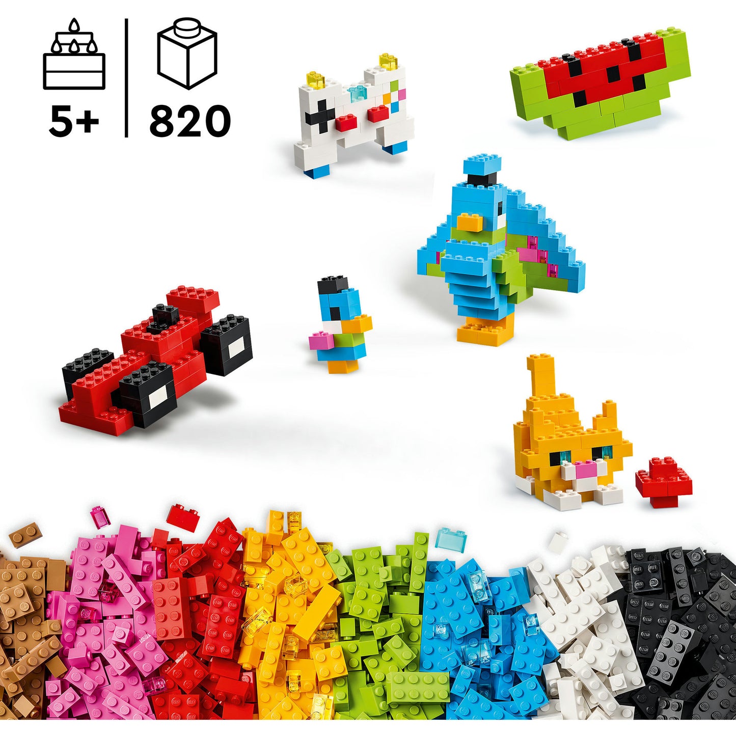 11045 Classic Kreative Bunte Steine, Konstruktionsspielzeug