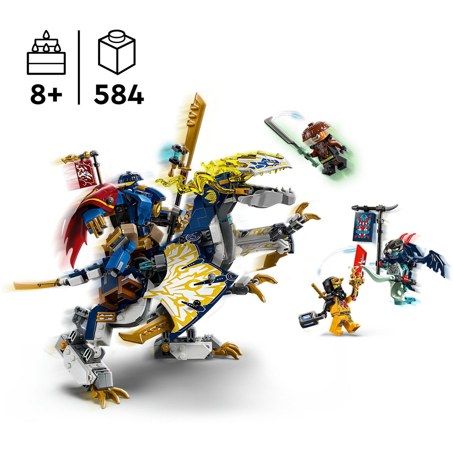 71843 Ninjago Rogues Mech-Drachenreiter, Konstruktionsspielzeug