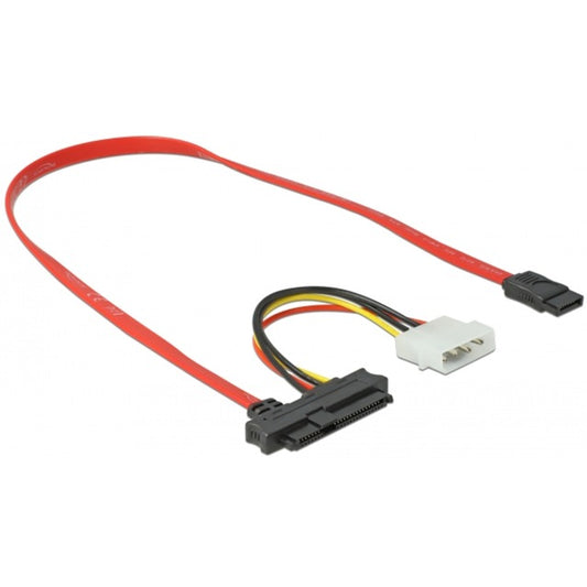 DeLOCK Adapterkabel SAS SFF-8482 > SATA 7Pin (50cm)