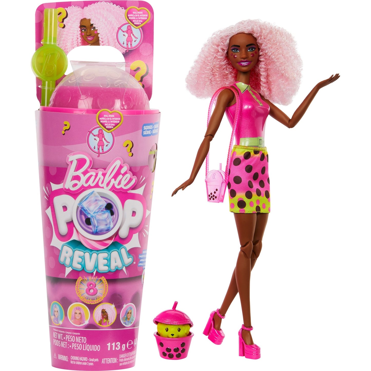 Barbie Barbie Pop! Reveal Bubble Tea Series - Berry Bliss