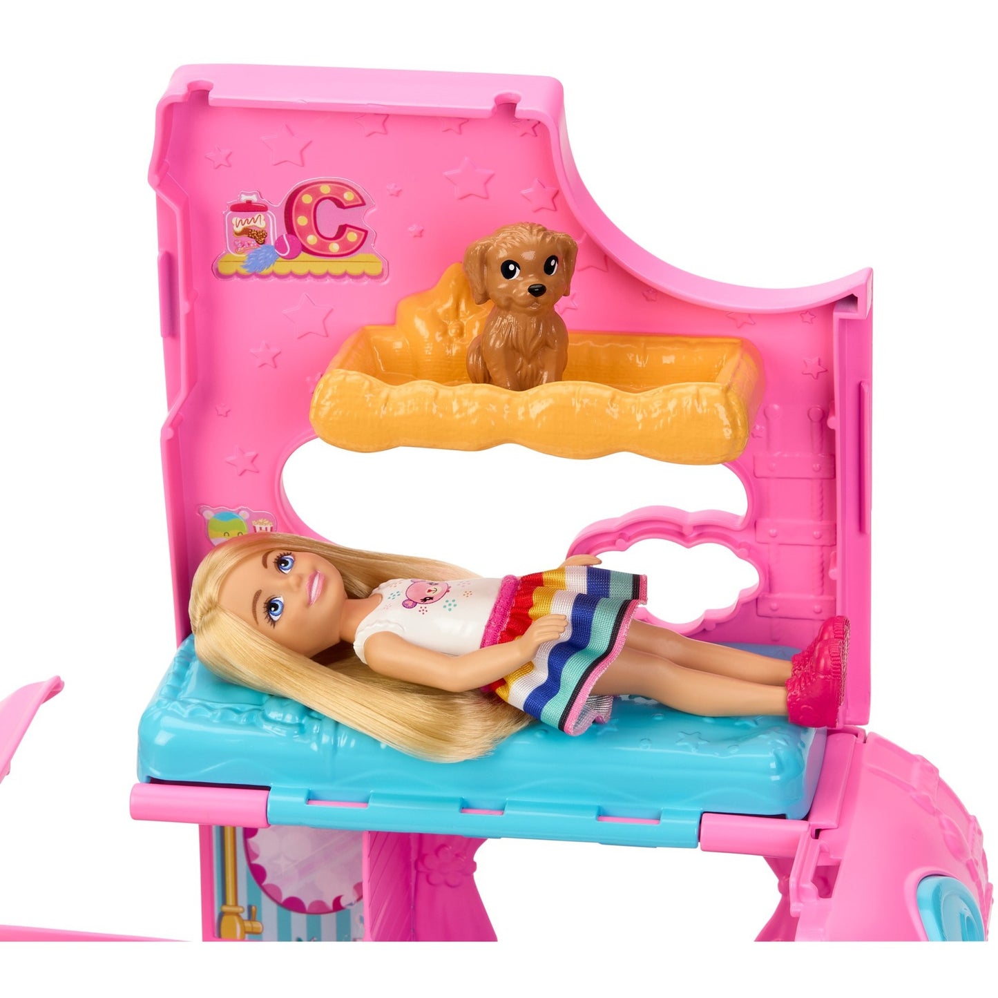 Mattel Barbie Chelsea 2-in-1 Camper, Spielfahrzeug