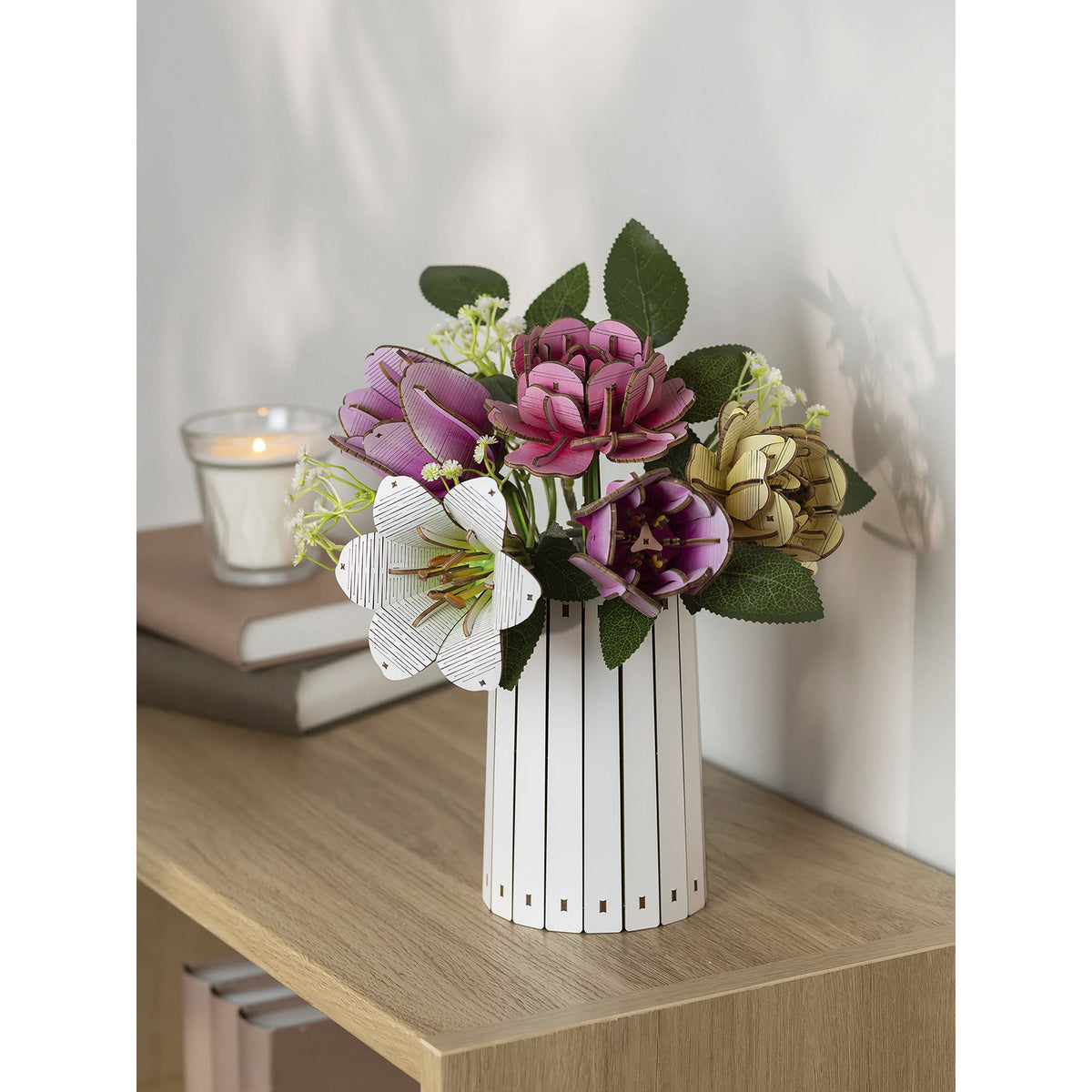 Holzblumen Flower Garden, Dekoration