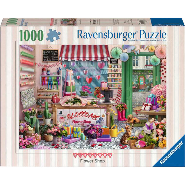 Puzzle Der kleine Blumenladen