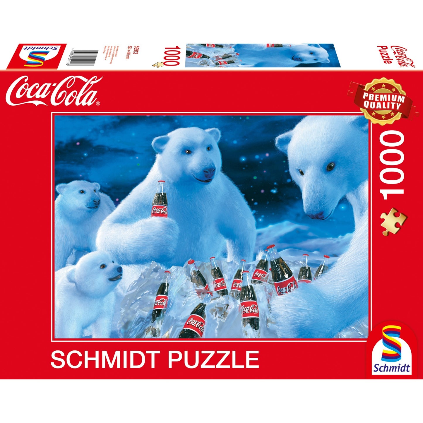 Schmidt Spiele Coca-Cola - Polarbären (1000 Teile)