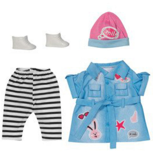 BABY born Deluxe Jeans Kleid 43cm, Puppenzubehör