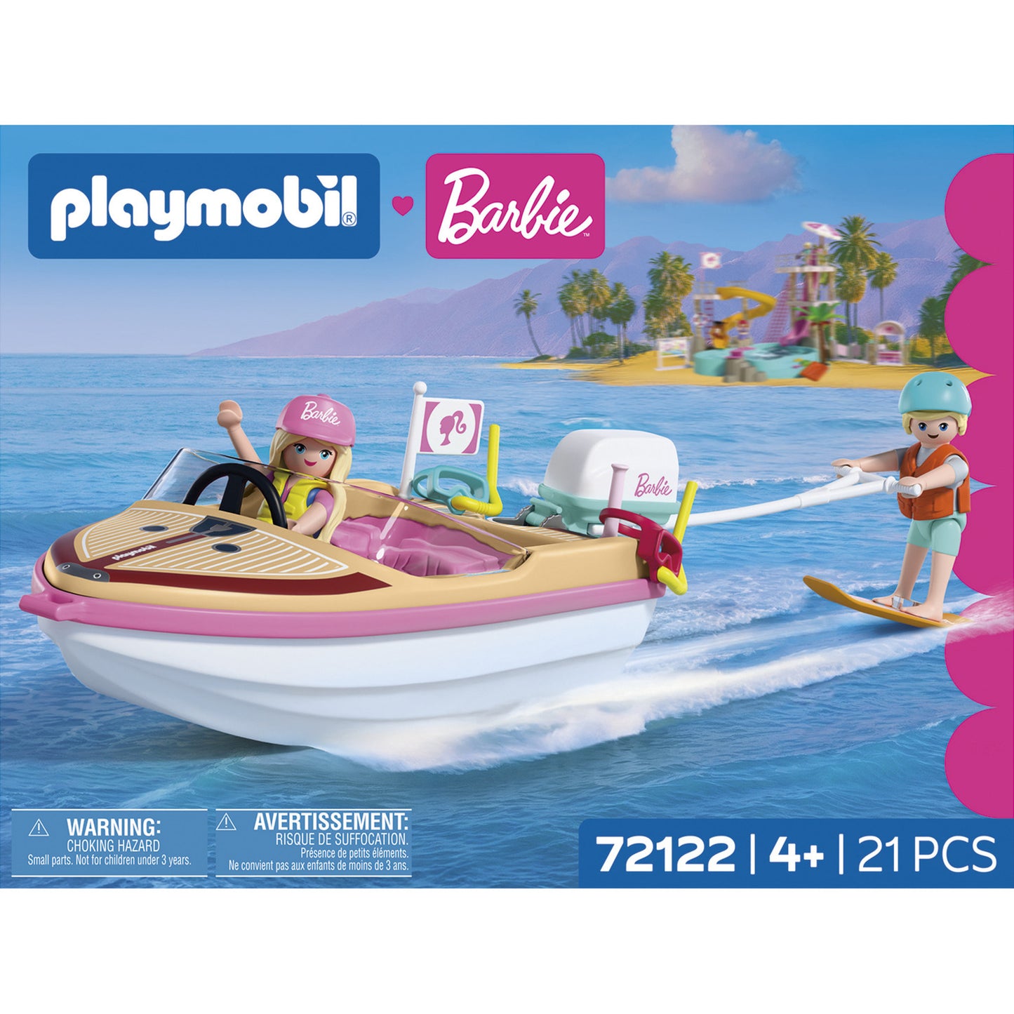 72122 Barbie Abenteuerboot, Konstruktionsspielzeug