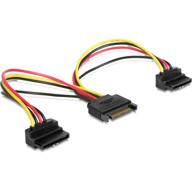 DeLOCK Y-Kabel Power SATA 15 Pin > 2 x SATA HDD (15cm)