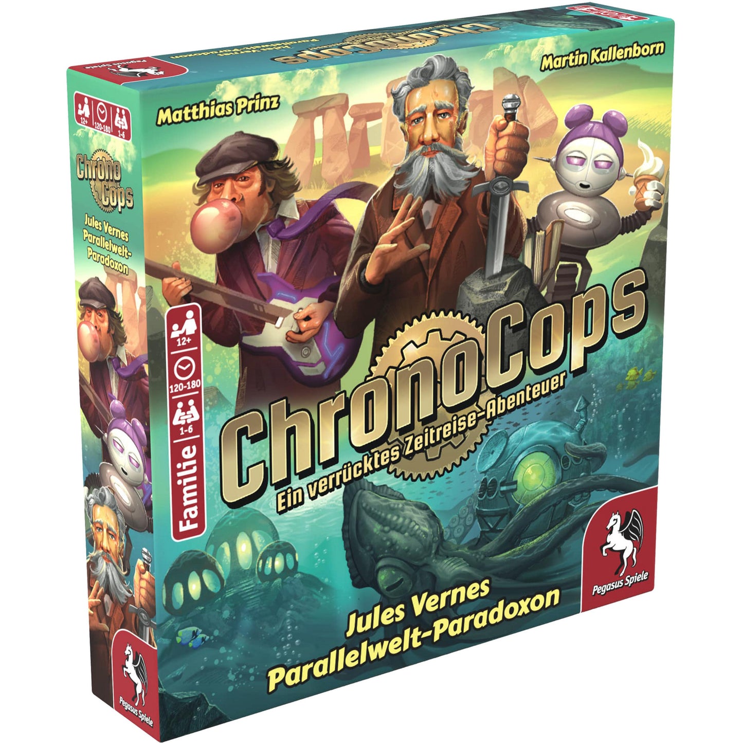 ChronoCops - Jules Vernes Parallelwelt-Paradoxon, Brettspiel